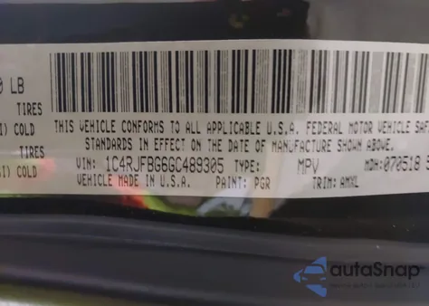 2016 Jeep Grand Cherokee Limited 75Th Anniversary из США, поврежденный, VIN 1C4RJFBG6GC489305